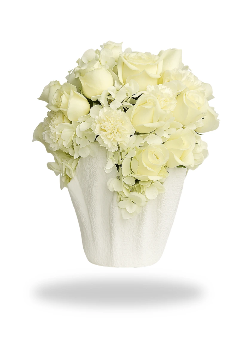Purely White Flowers Bouquet